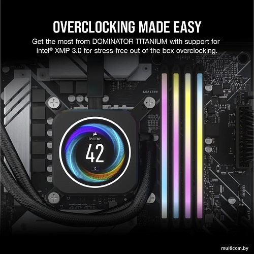 Оперативная память Corsair Dominator Titanium RGB 2x32ГБ DDR5 6600 МГц CMP64GX5M2X6600C32