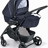 Универсальная коляска CAM Tris Fluido Easy (3 в 1, белый медвежонок, синий-черный)