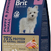 Сухой корм для собак Brit Premium Dog Puppy and Junior Small курица 3 кг