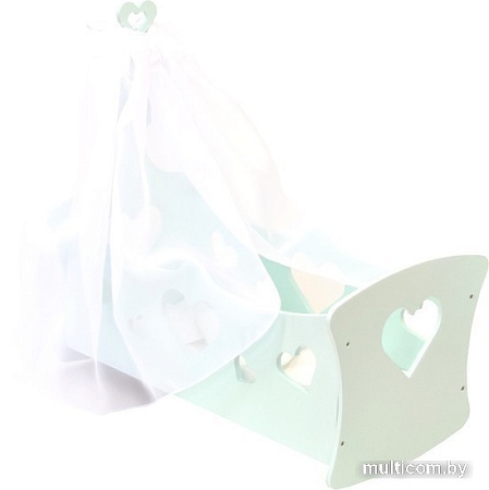 Кроватка для кукол Paremo Любимая кукла Аквамарин мини PFD120-77M