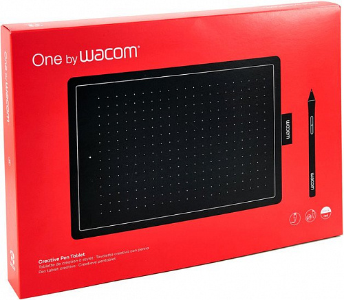 Графический планшет Wacom One by Wacom CTL-672 (средний размер)