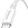 Кабель Baseus Superior Series Fast Charging USB Type-A - USB Type-C (1 м, белый)