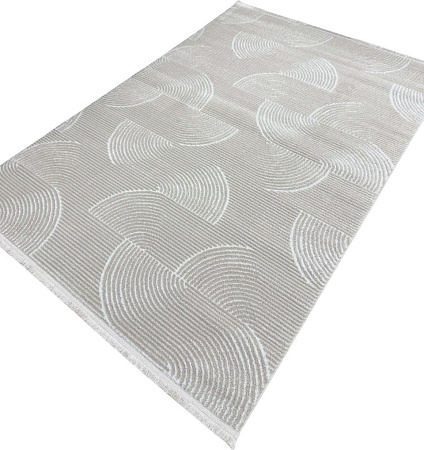 Ковер для жилой комнаты Radjab Carpet Аврелия Прямоугольник HL600A 12328RK (0.8x1.5, Cream)