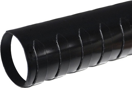 Пластиковая пружина для переплета РеалИСТ Пластик 25 мм (черный)