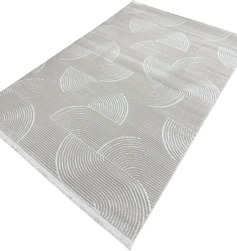 Ковер для жилой комнаты Radjab Carpet Аврелия Прямоугольник HL600A 12328RK (0.8x1.5, Cream)