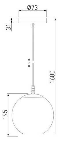 Уличный подвесной светильник Elektrostandard Sfera H D150 35158/H (черный)
