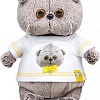 Классическая игрушка BUDI BASA Кот Басик Baby в футболке с автопортретом 10852062