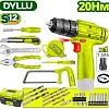 Дрель-шуруповерт Dyllu DTDT1B77 (с 1-им АКБ, ящик)