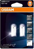 Светодиодная лампа Osram W5W LEDriving Cool White 2шт [2850CW-02B]