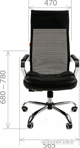 Кресло CHAIRMAN 700 (черный/красный)