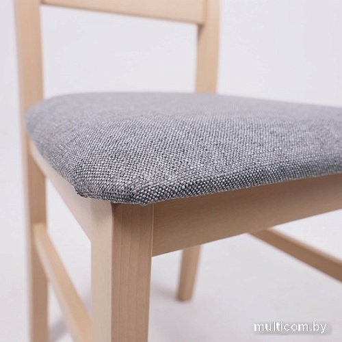 Стул DREWMIX Nilo 10 (серая ткань 7B/сонома)