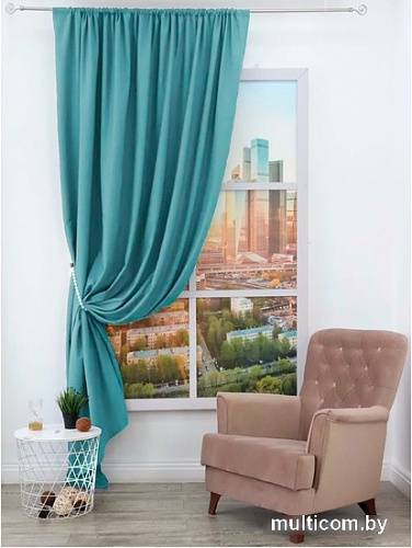 Штора Amore Mio RR 2014-33 2x2,7 м 20626 (бирюзовый)