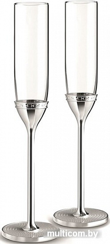 Набор бокалов для шампанского Wedgwood Vera Wang With Love Nouveau Silver 40019717