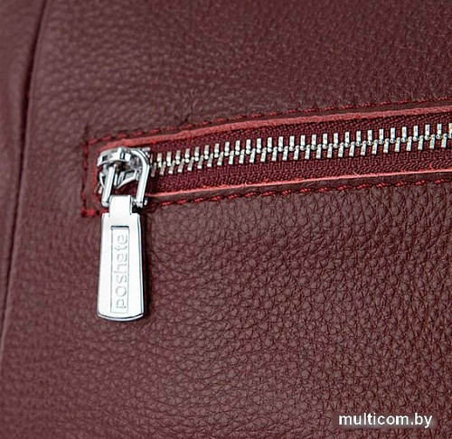 Женская сумка Poshete 892-H8209H-BRD (бордовый)