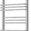 Полотенцесушитель TERMINUS Кельн П18 (530x1200)