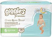 Подгузники Giggles Premium Xlarge 6 Jumbo Pack (36 шт)