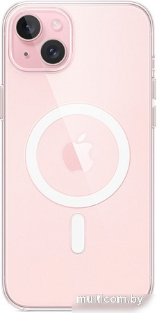 Чехол для телефона Apple MagSafe Clear Case для iPhone 15 Plus (прозрачный)