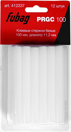 Клеевые стержни Fubag PRGC 100 (12 шт, белый)