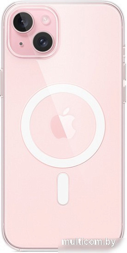 Чехол для телефона Apple MagSafe Clear Case для iPhone 15 Plus (прозрачный)