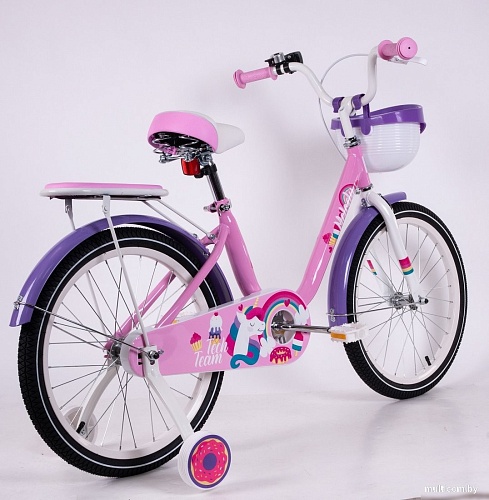 Детский велосипед Tech Team Melody 20 NN013869 (розовый/фиолетовый, разобранный)