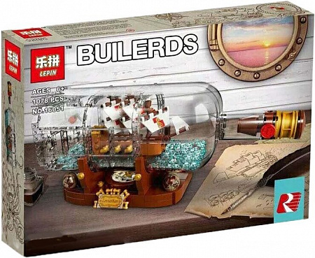 Конструктор Lepin 16051 Корабль в бутылке