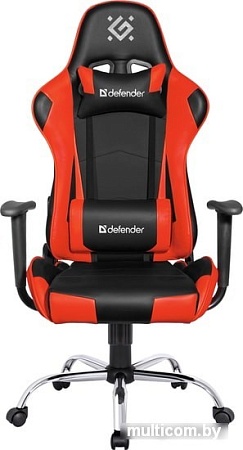 Кресло Defender Azgard (черный/красный)