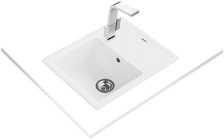 Кухонная мойка TEKA Stone 45 S-TG 1B 1D 115330047 (белый)