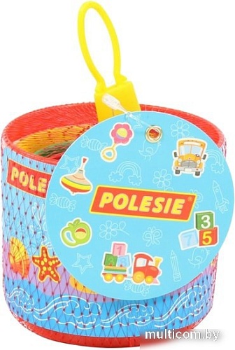 Пирамидка Полесье Занимательная пирамидка 3 (7 элементов, в сеточке)