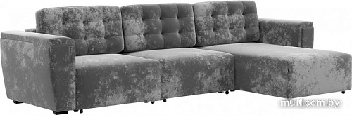 Угловой диван Мебельград Милан-4 Стандарт (тиффани серый)
