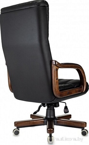 Офисное кресло Бюрократ T-9932Walnut (черный, экокожа)