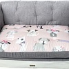 Лежак AntePrima Francine 86/FrancineGrey/1 (S, серый с собачками)
