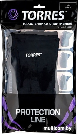 Наколенники Torres Light PRL11019XS-02 (XS, черный)