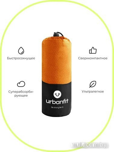 Полотенце UrbanFit Спортивное охлаждающее / 416685 (оранжевый)
