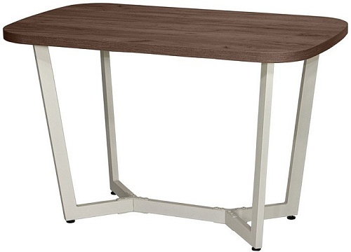 Кухонный стол Millwood Лофт Мюнхен Л 180x90x75 (дуб табачный Craft/металл белый)