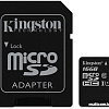 Карта памяти Kingston microSDHC (Class 10) U1 16GB + адаптер [SDCIT/16GB]