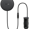 Автомобильное зарядное Baseus CW01 Magnetic Wireless Charging Car Mount 40W SUCX040101 (черный)