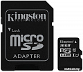 Карта памяти Kingston microSDHC (Class 10) U1 16GB + адаптер [SDCIT/16GB]