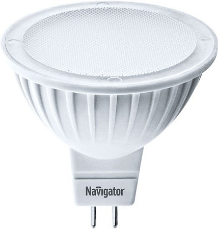 Светодиодная лампочка Navigator MR16/GU5.3 5 Вт 3000K NLL-MR16-5-12-3K-GU5.3