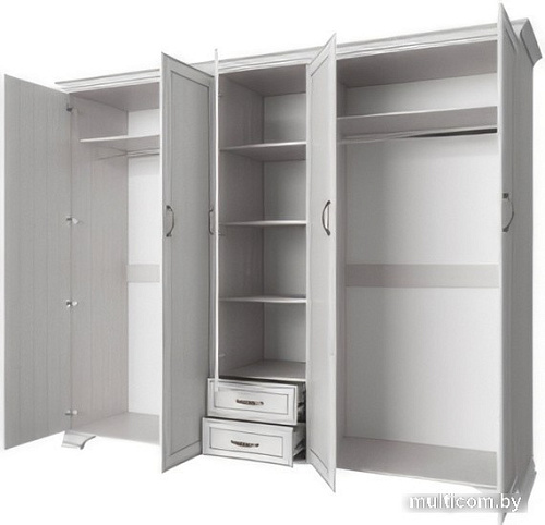 Шкаф распашной Anrex Tiffany 5DG2S Z (вудлайн кремовый)