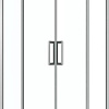 Душевой уголок Grossman Classic 90x90x195 300.K33.04.9090.10.00 (хром/прозрачное стекло)