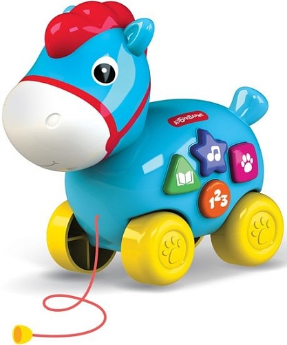 Интерактивная игрушка Азбукварик Лошадка Веселая каталочка 4680019284231