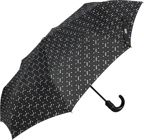 Зонт Moschino M 8505-OCA Man Dots Black MINI