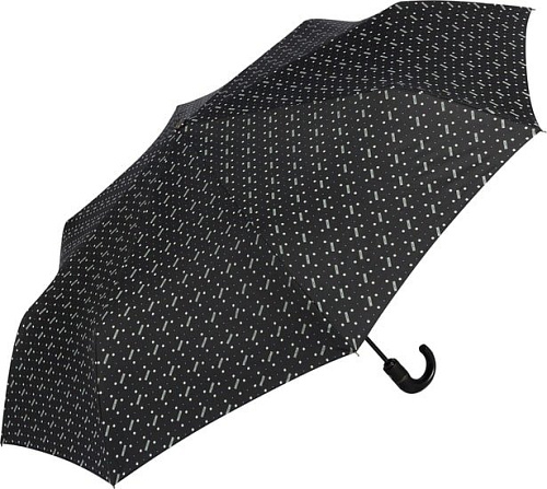 Зонт Moschino 8505-ToplessA Man dots Black