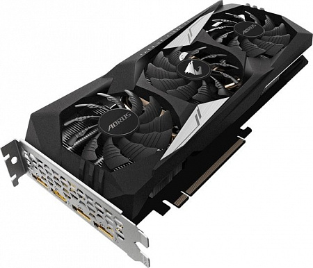 Видеокарта Gigabyte AORUS GeForce GTX 1660 Ti 6GB GDDR6 GV-N166TAORUS-6GD