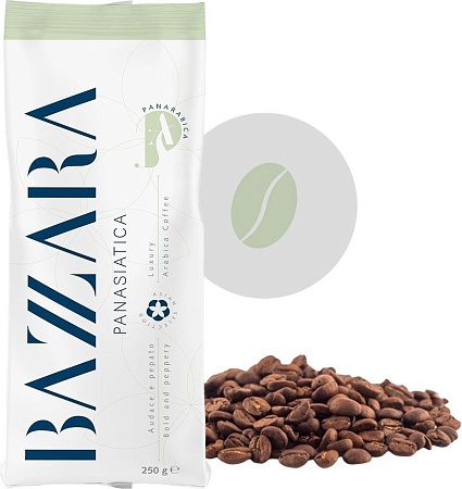 Кофе Bazzara Panasiatica зерновой 250 г