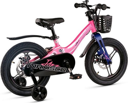Детский велосипед Maxiscoo Jazz Pro 16 2025 MSC-J1642P (розовый сапфир, разобранный)