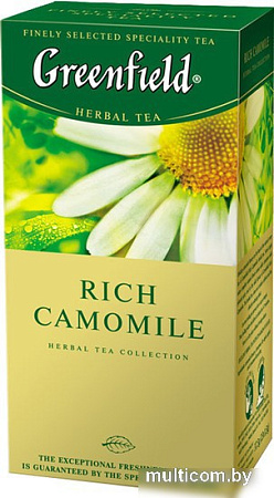 Травяной чай Greenfield Rich Camomile 25 шт