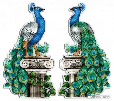 Набор для вышивания Жар-Птица Королевский павлин