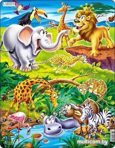 Мозаика/пазл Larsen Животные сафари US16