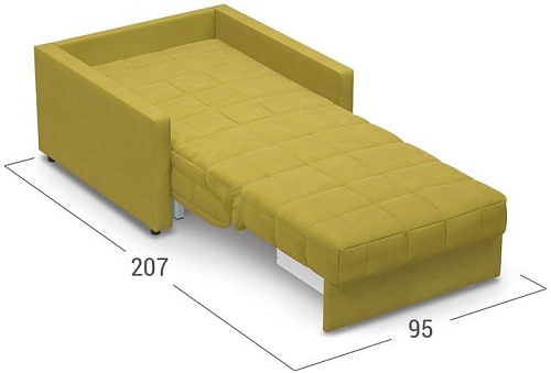 Кресло-кровать Moon Trade Дублин 134 003292 (желтый)